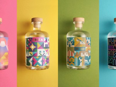 Siegfried Rheinland Dry Gin
via：Makers Company
与德国酒厂合作，设计公司以 "不动声色出国旅行 "的概念创造了一系列限量版的包装设计，在四个不同的标签插图中展现每个目的地的精髓。